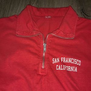 John Galt SF Half-Zip Up Sweatshirt